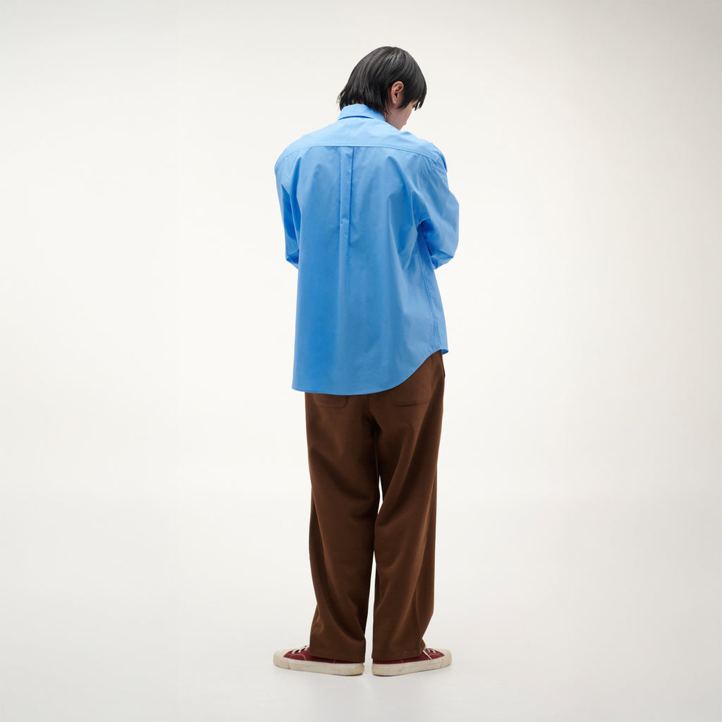 เสื้อเชิ้ตแขนยาวผู้ชาย ทรงโอเวอร์ไซส์