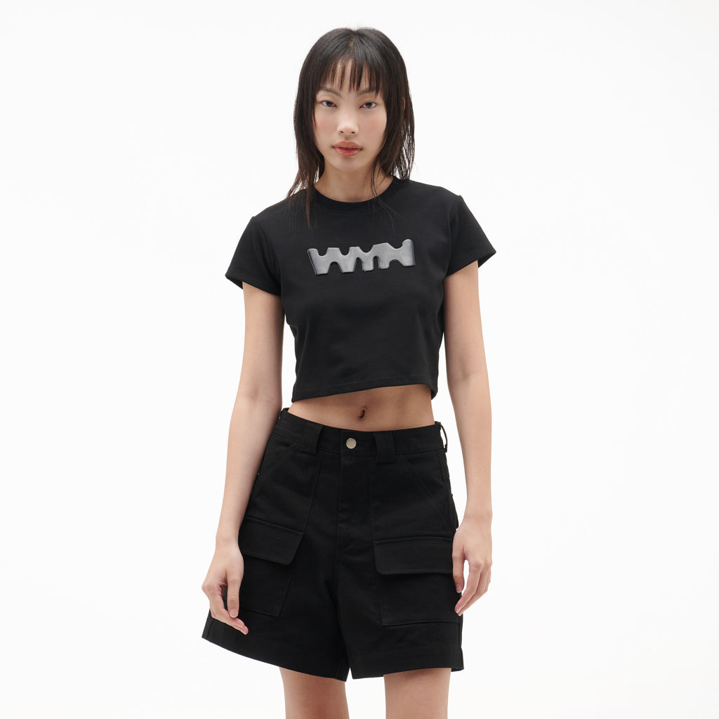 เสื้อยืดแขนสั้นสำหรับผู้หญิง ทรง BABY TEE