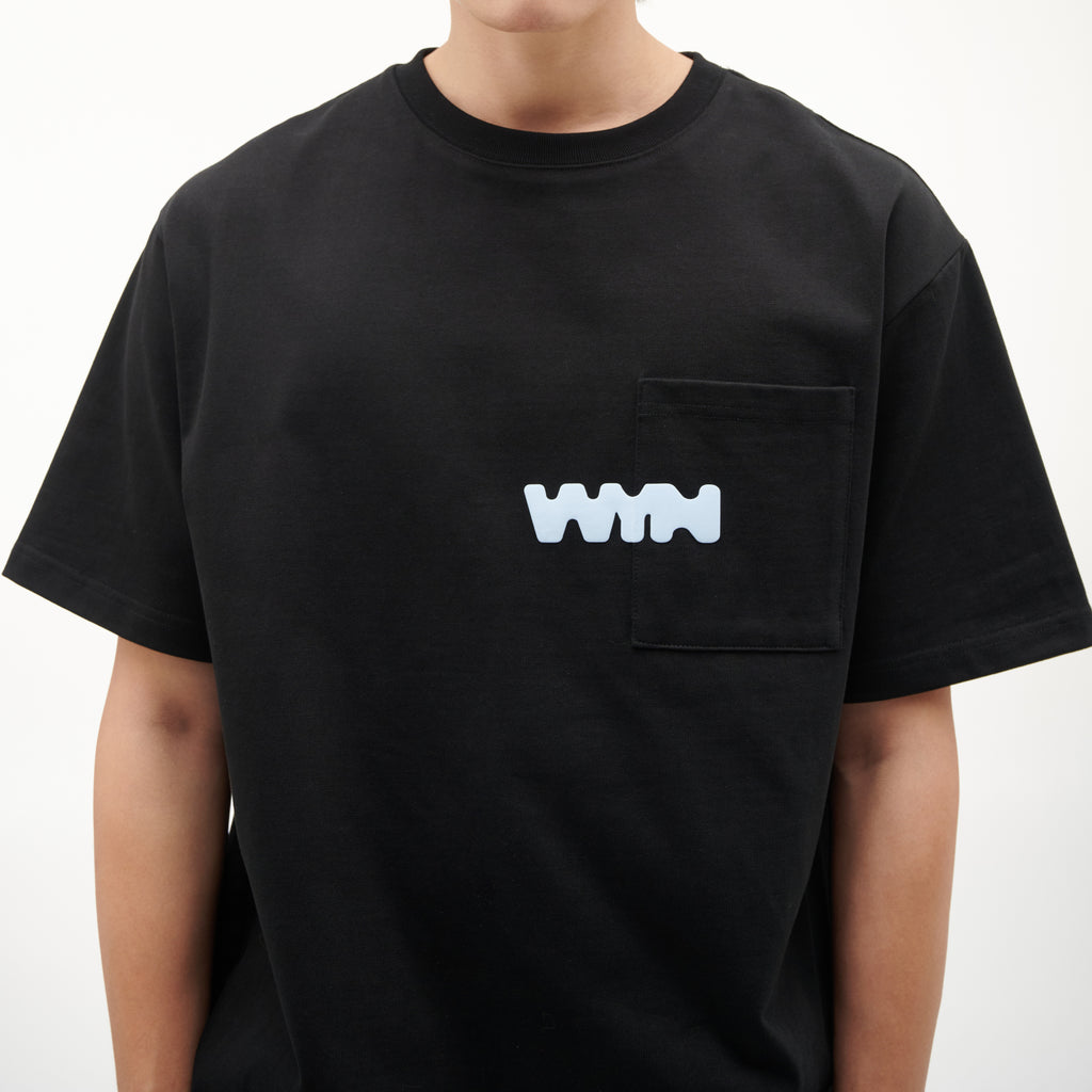 เสื้อยืดแขนสั้นผู้ชาย ทรงโอเวอร์ไซส์ คอกลม