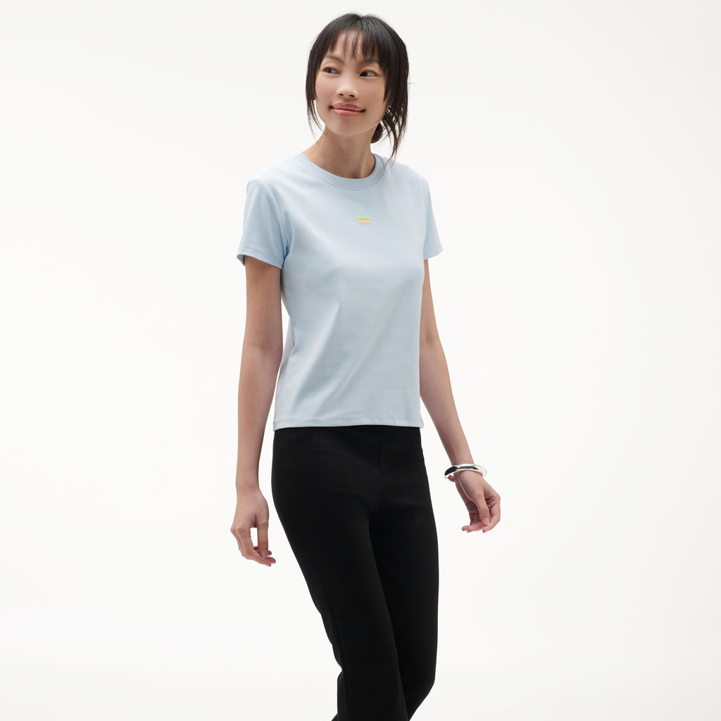 เสื้อยืดแขนสั้นผู้หญิง คอกลม YTSZ005
